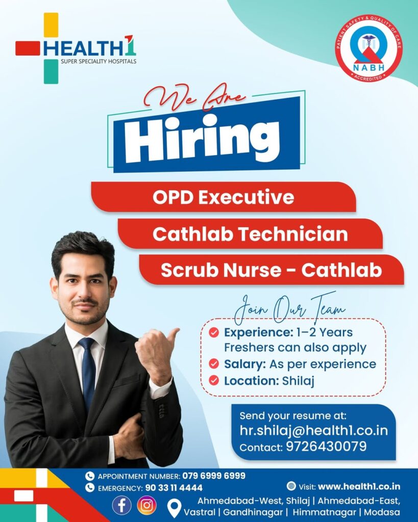 We’re Hiring at Health1 Super Speciality Hospitals! Open Positions