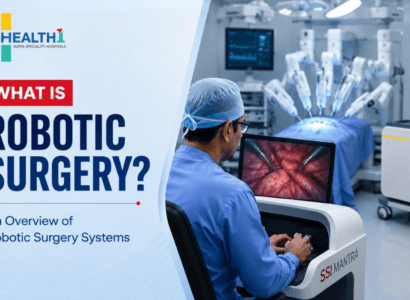 Robotic surgery setup with surgeon