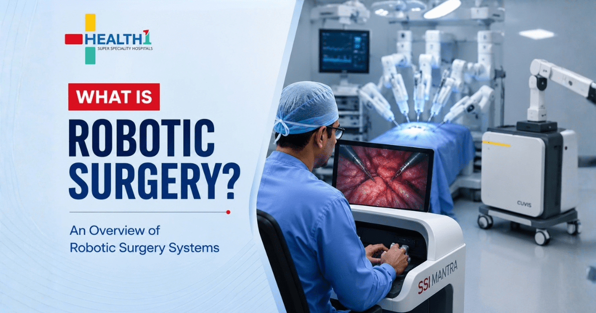 Robotic surgery setup with surgeon