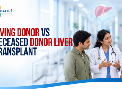 Living donor vs deceased donor liver transplant consultation at Health1 Ahmedabad